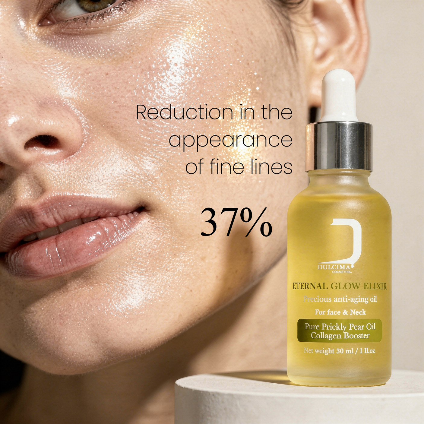 Eternal Glow Elixir · Aceite Facial Antiedad de Higo Chumbo 30 ml — Dulcima