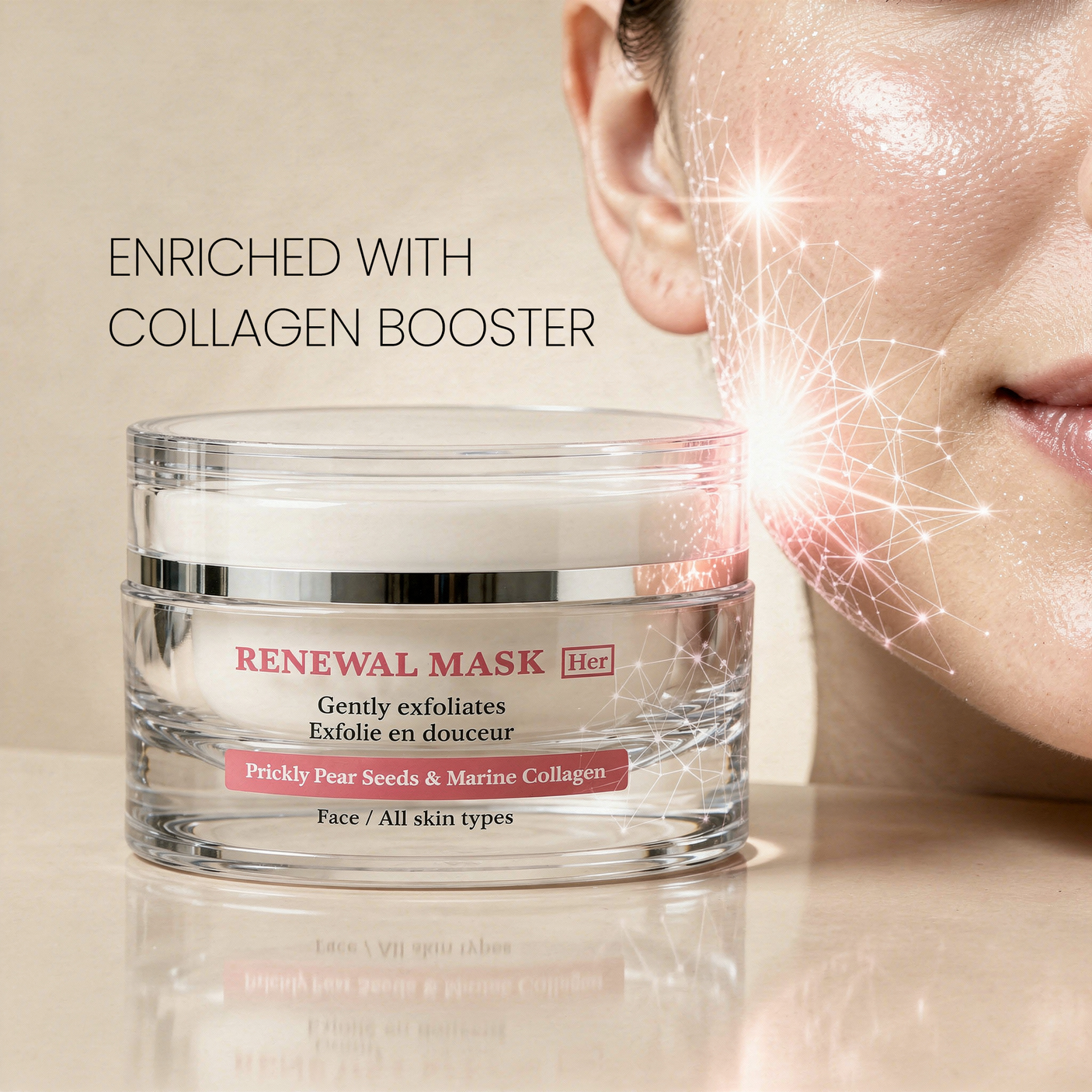 Renewal Mask · Mascarilla Exfoliante Suave de Azúcar 50 ml — Dulcima