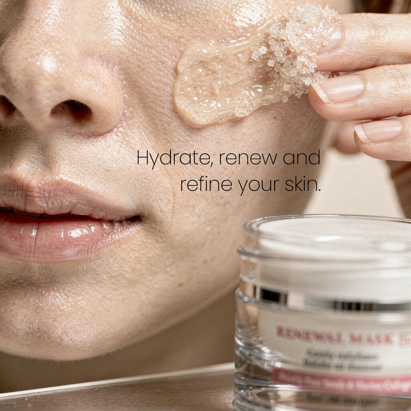 Renewal Mask · Mascarilla Exfoliante Suave de Azúcar 50 ml — Dulcima