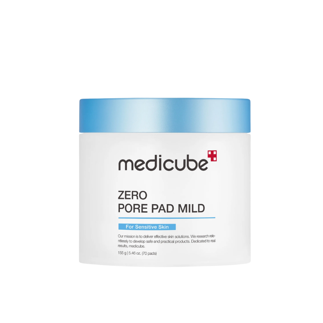Medicube Zero Pore Pad Mild discos exfoliantes con PHA envase