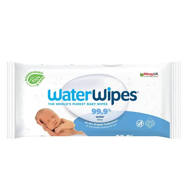 WaterWipes Toallitas para Bebé 60 unidades