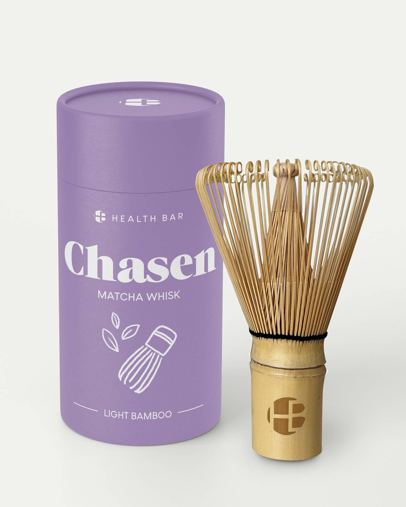 Escoba de bambú dorada Matcha