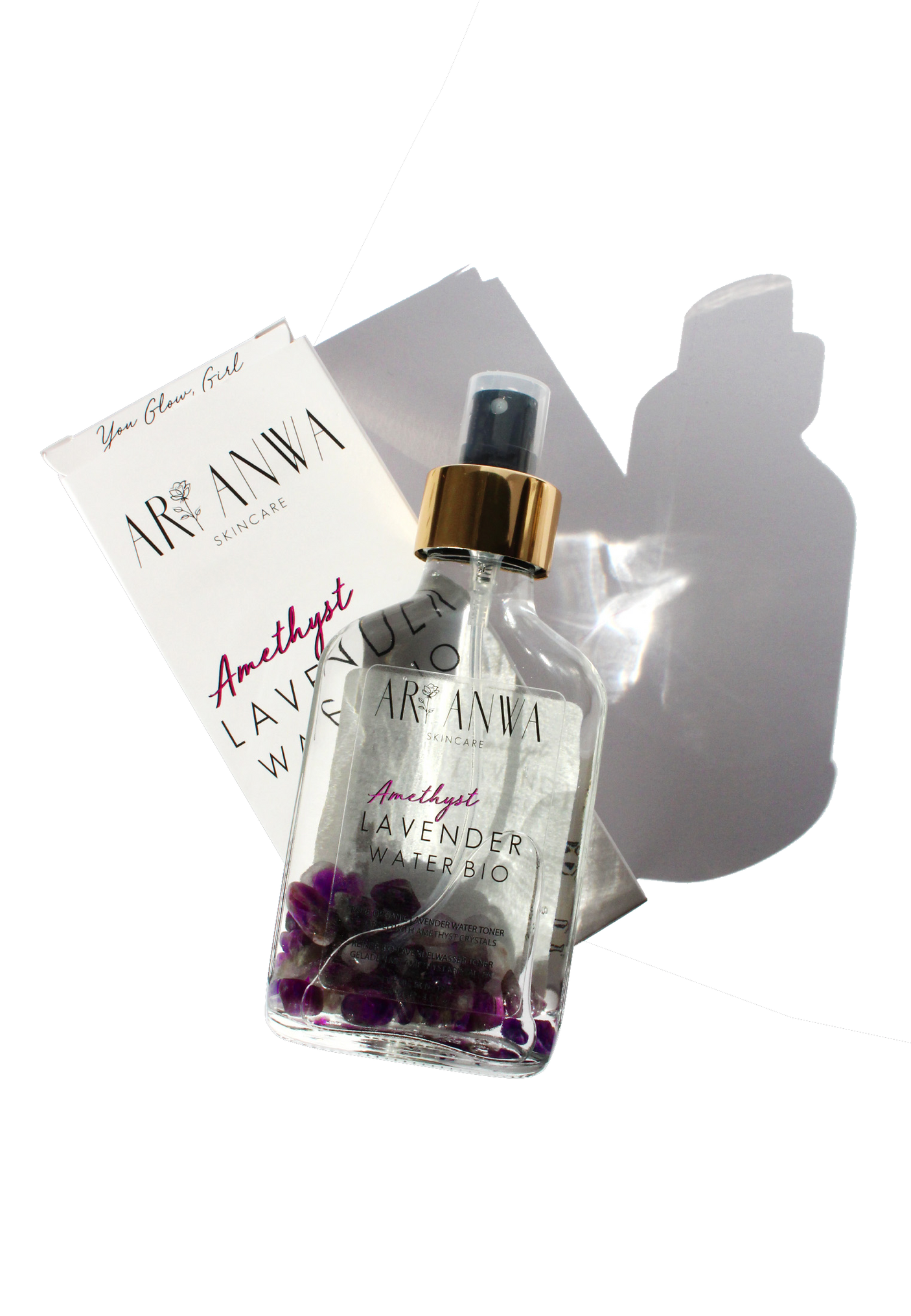 Spray de agua de lavanda amatista