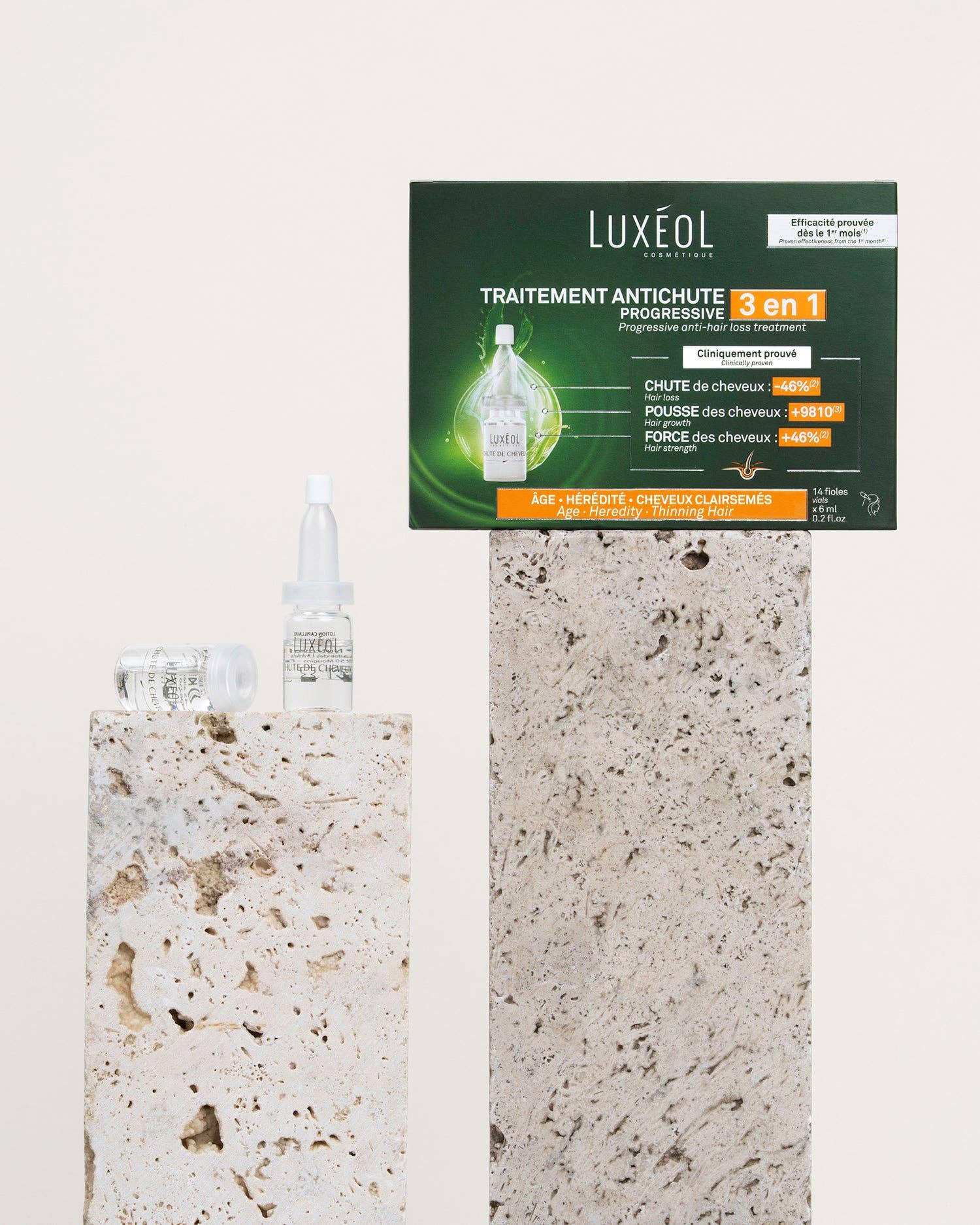 LUXÉOL - Tratamiento Anticaída Progresivo 3 en 1