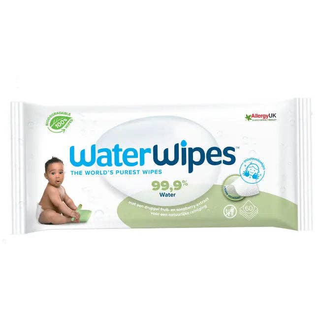 Happy Earth - WaterWipes facial wipes 60 count