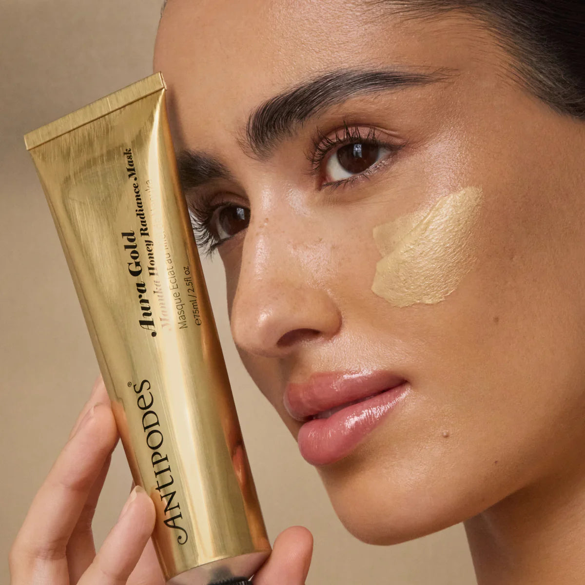 Mascarilla radiante de miel de Manuka Aura Gold de 75 ml