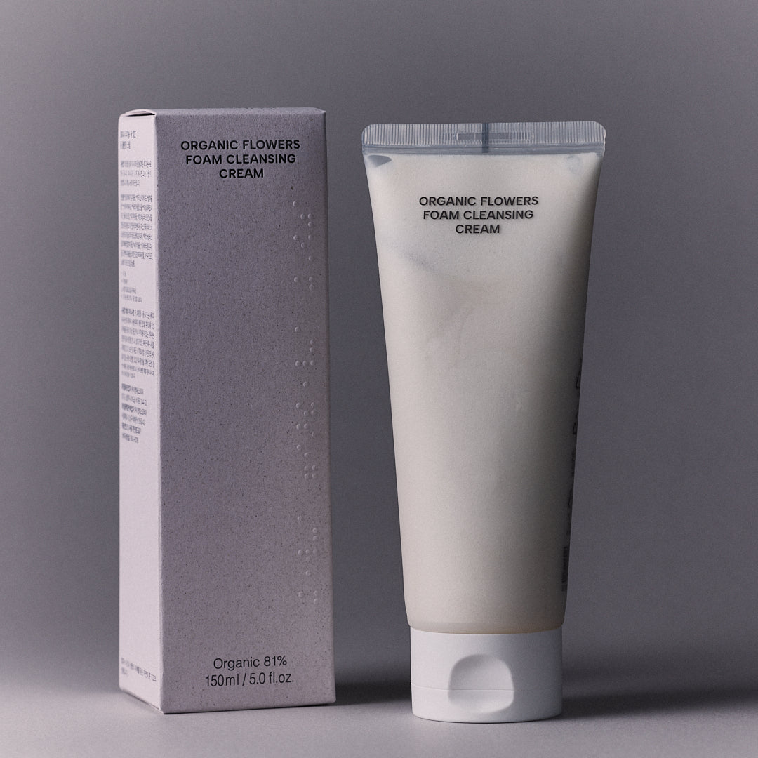 Organic Flower Foaming Cleansing Cream 150 ml