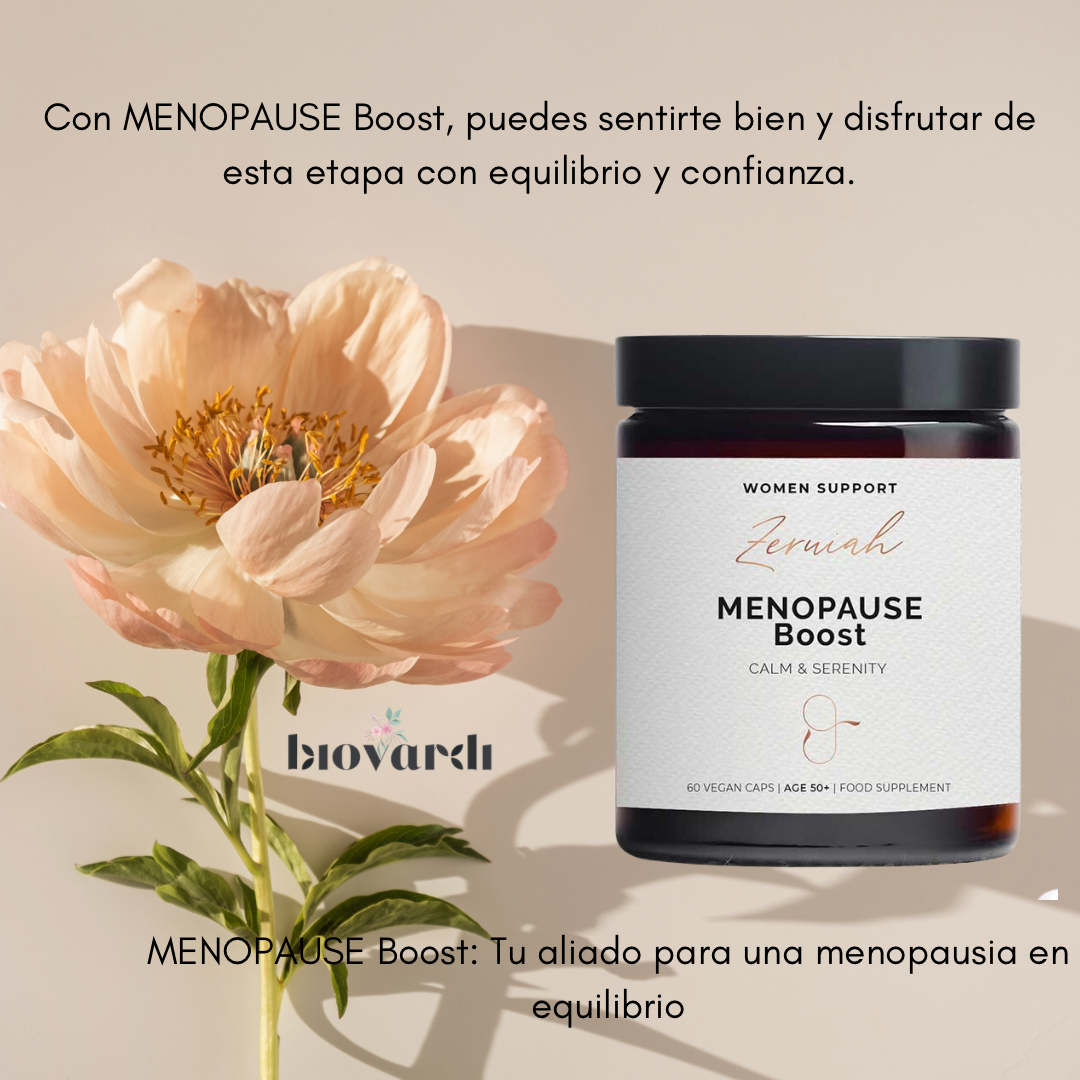 Menopause Boost Calma y Serenidad 60 caps veg - zeruiah wellness | Nutricosmeticos (foto 3)