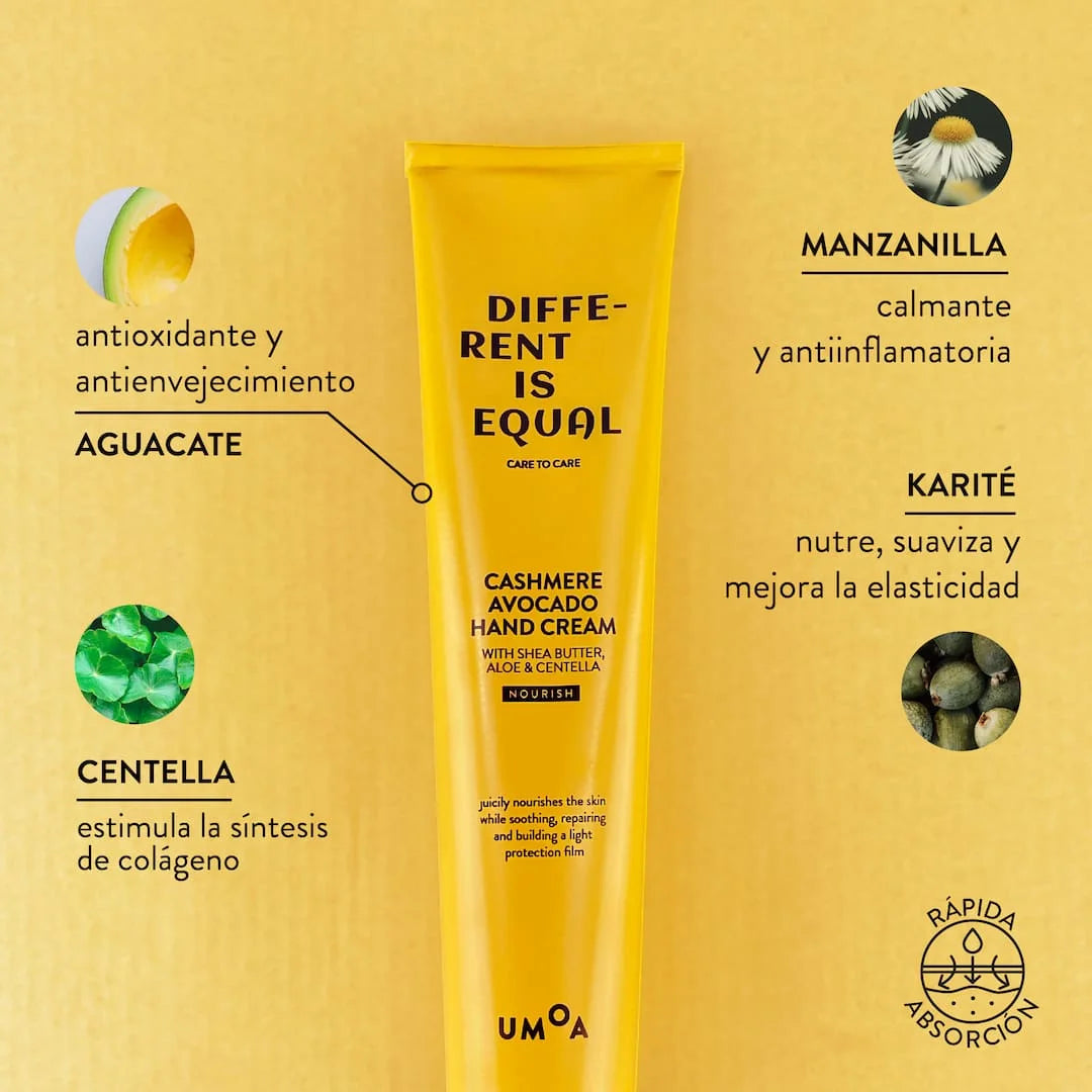 Crema de Manos Nutritiva Reparadora Cashmere Avocado 75 ml