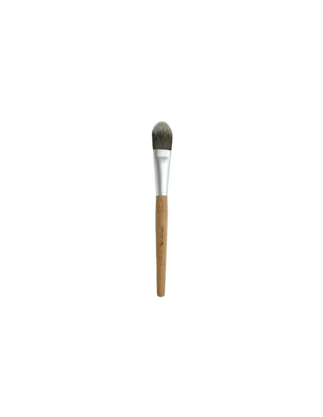 Brocha NaturaSPA para base fluida de 16,5 cm sin caja, con punta ovalada y mango de madera