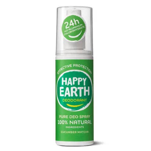 Happy Earth - Happy Earth Natural Deodorant Spray Cucumber Matcha 100ml
