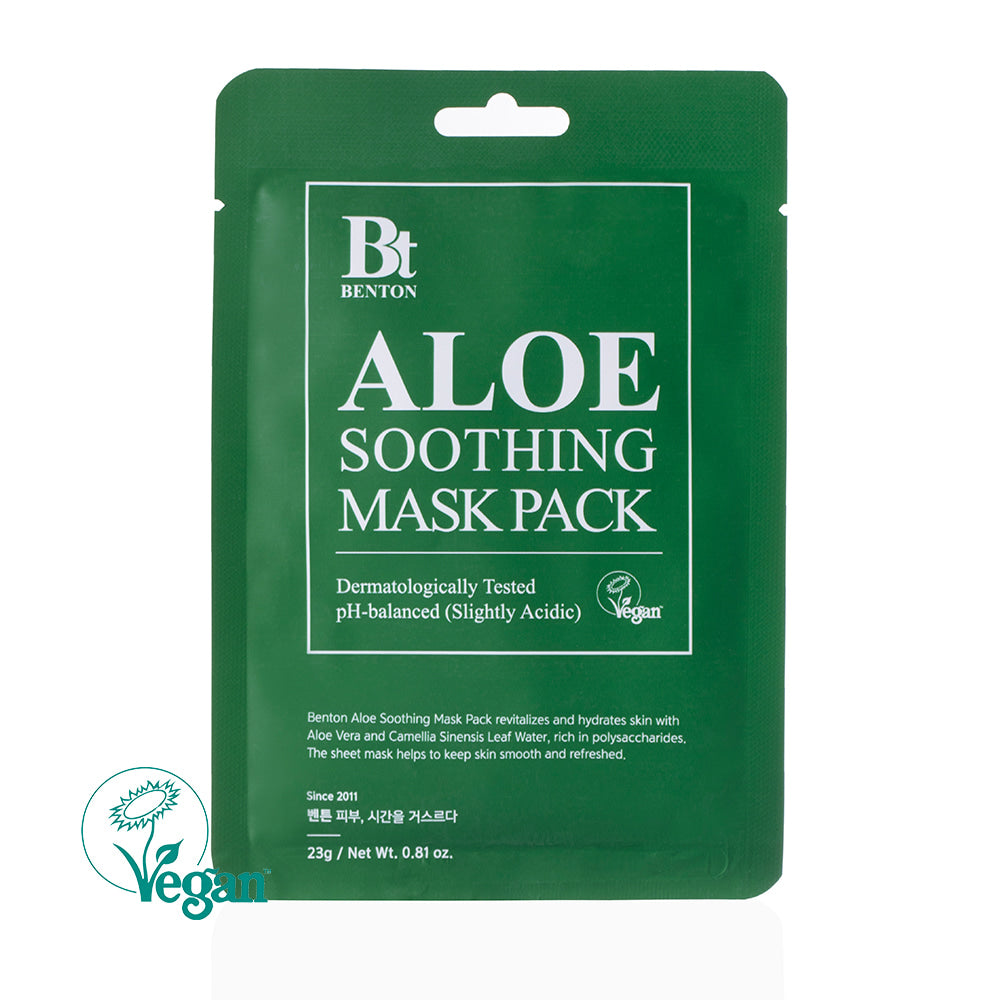 Sobre individual de Benton Aloe Soothing Mask Mascarilla calmante 23 g