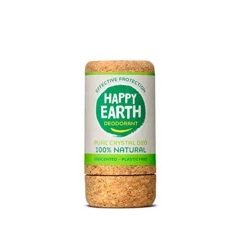 Happy Earth - Happy Earth Natural Deodorant in Crystal Without Perfume 90gr
