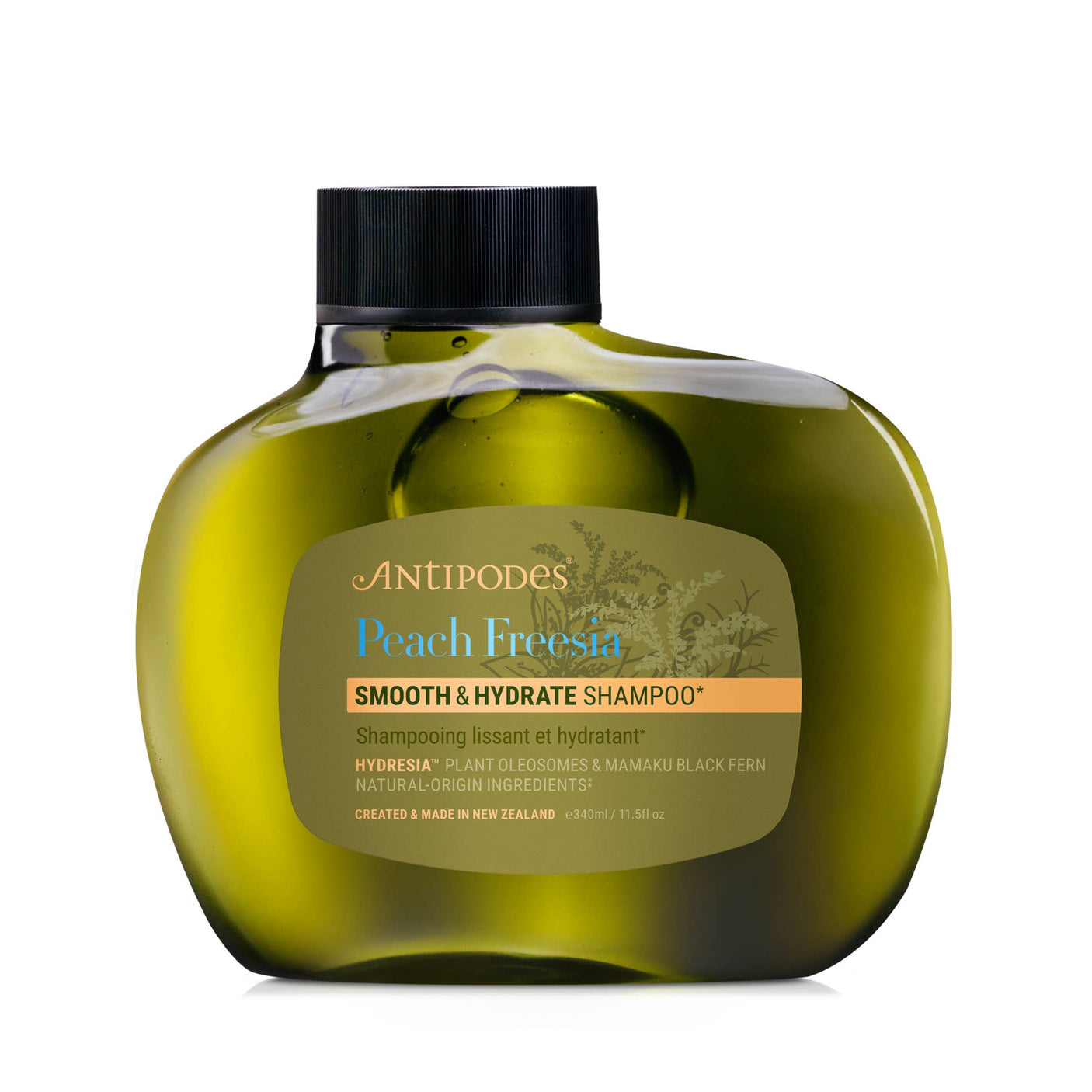 ANTIPODES CHAMPÚ MELOCOTÓN Y FREESIA ALISANTE E HIDRATANTE - 340