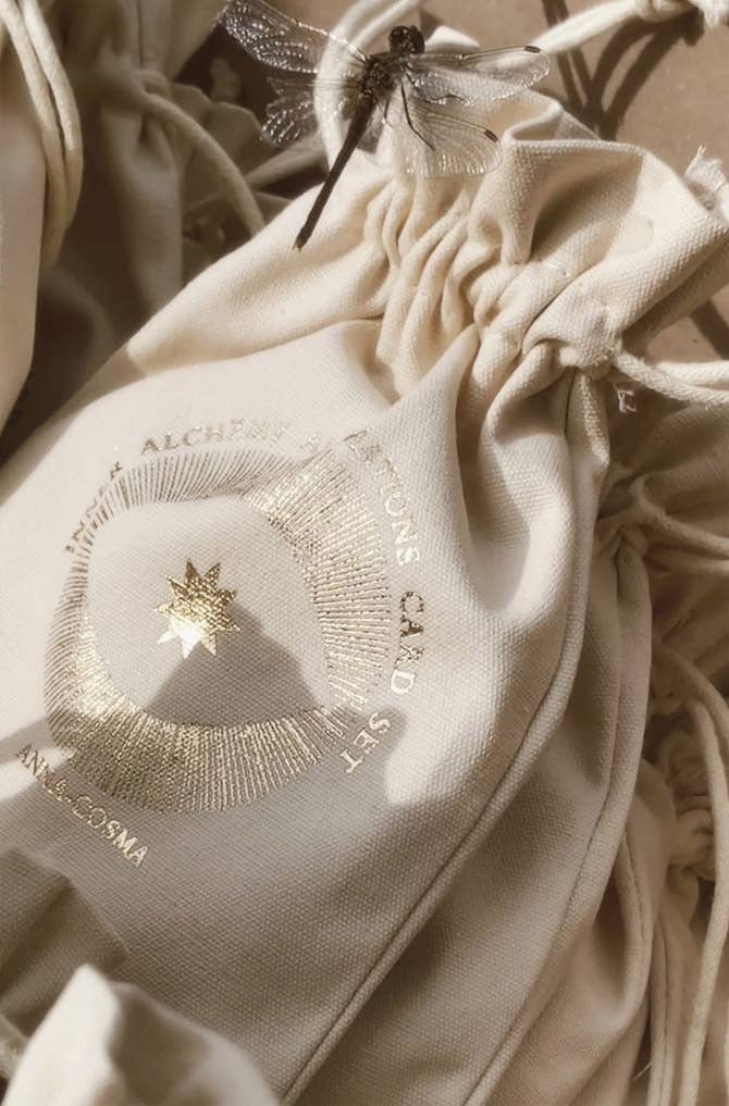 Juego de cartas de afirmaciones , edicion dorada - 25 cartas