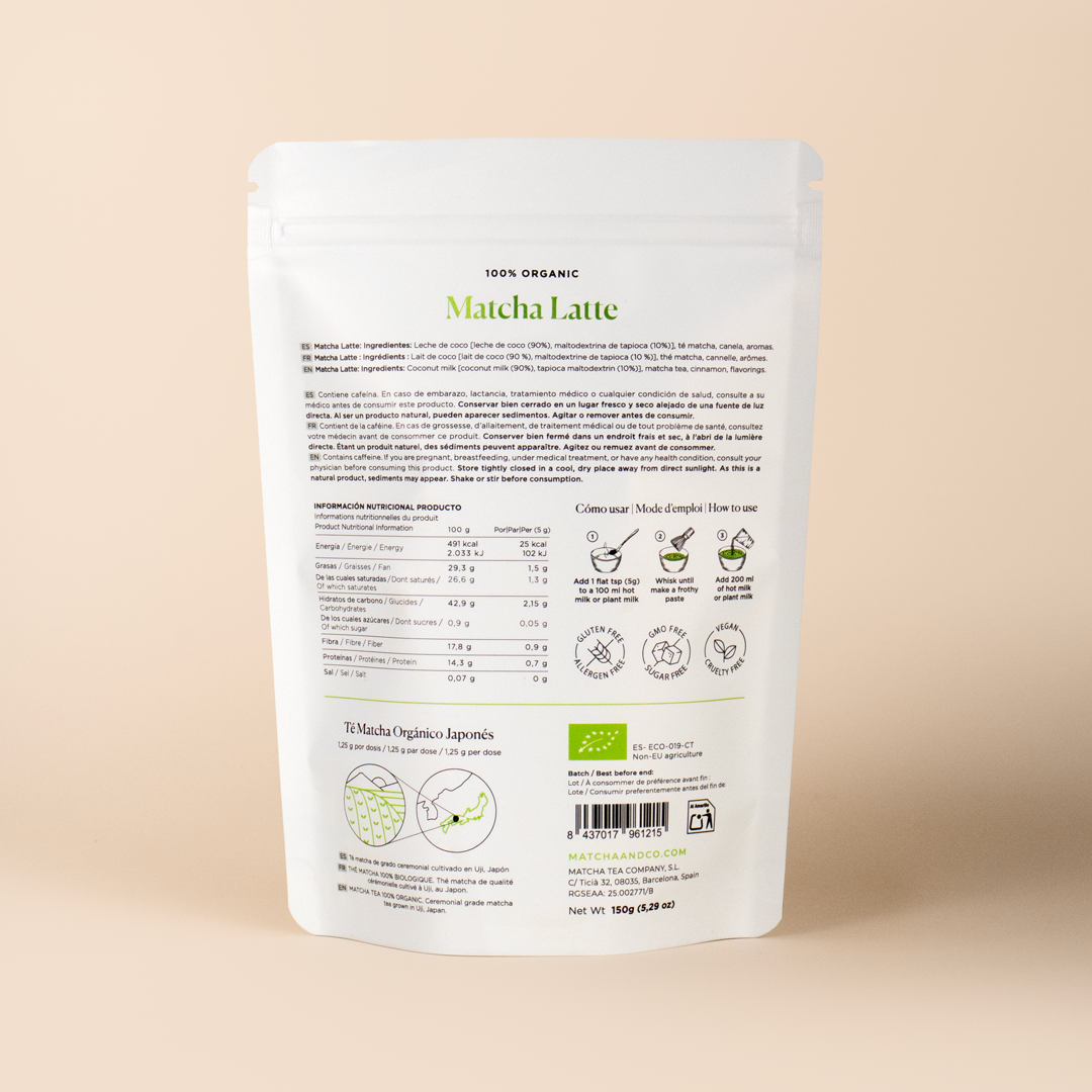 Latte de matcha 150 gr