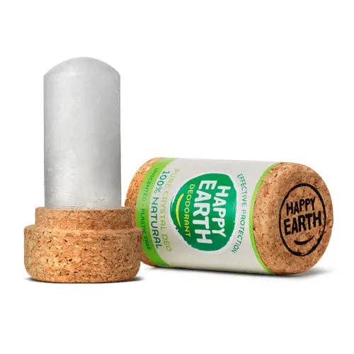 Happy Earth - Happy Earth Natural Deodorant in Crystal Without Perfume 90gr