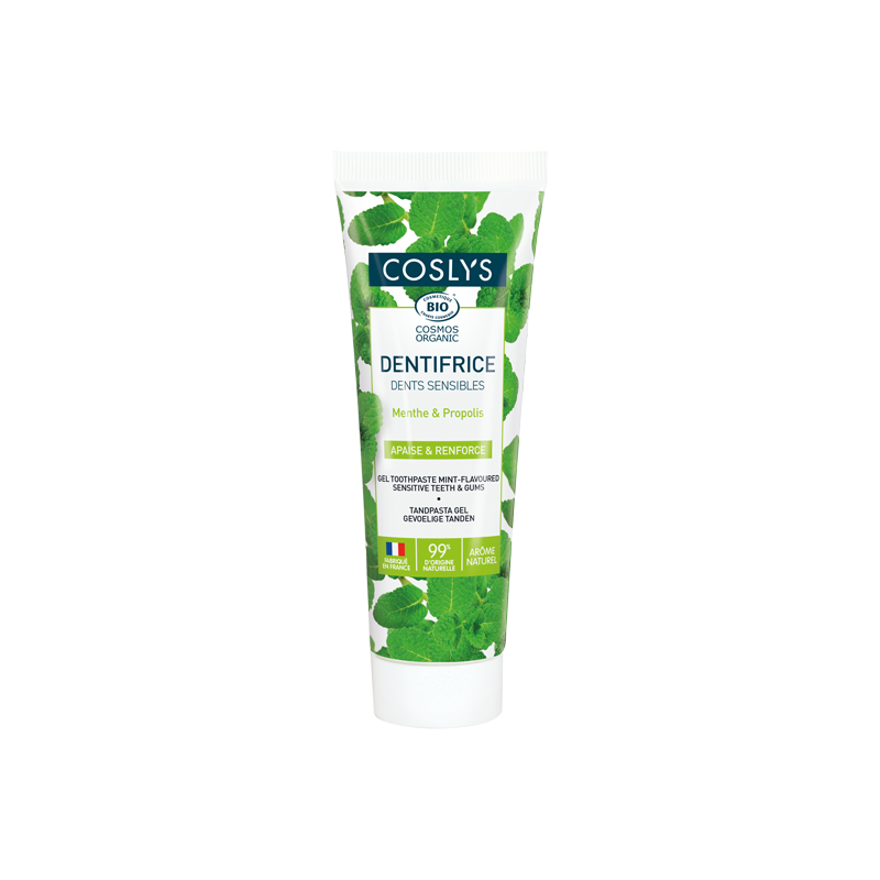 Coslys Dentífrico para dientes sensibles con menta 75 ml