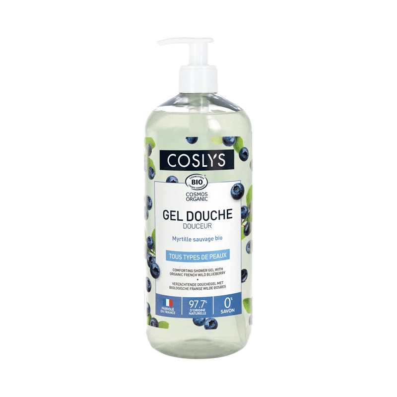 Coslys Gel de ducha suave de Arándano Silvestre 1 L