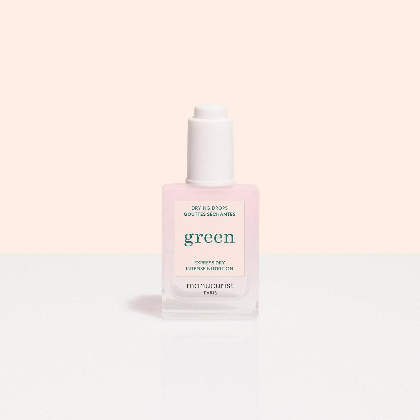 Gotas secantes de Manucurist en Biovardi, tratamiento de secado rápido y nutrición intensa para esmalte Green.