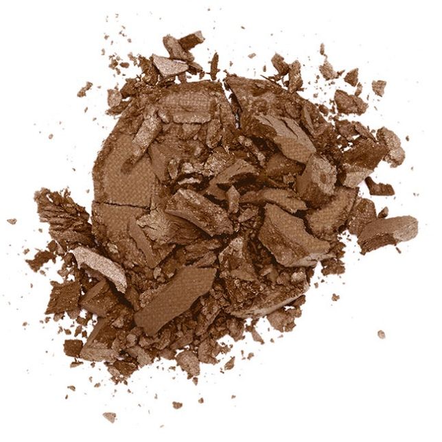 Muestra de color y textura de Honolulu Pressed Bronzer de Lily Lolo