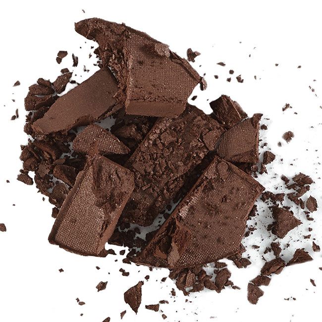 Muestra de color y textura de Pressed Eye Shadow I Should Cocoa de Lily Lolo