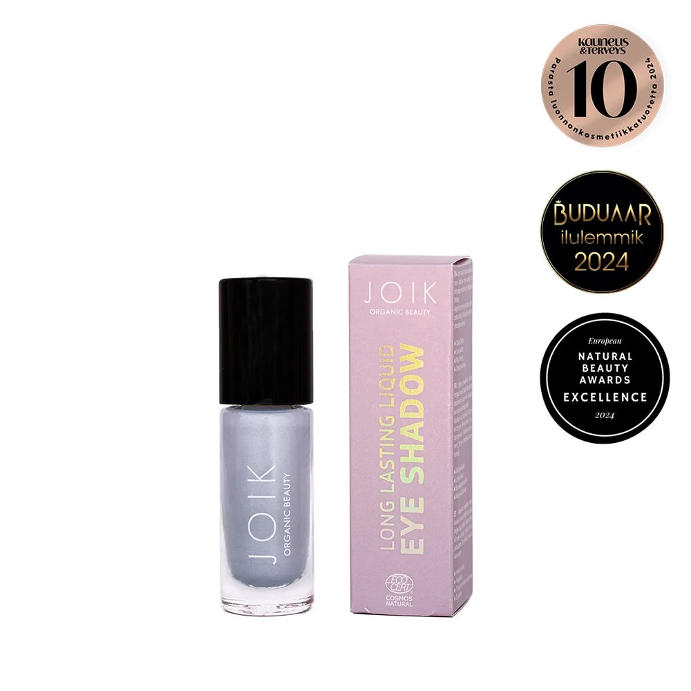JOIK Long Lasting Liquid Eyeshadow 02 Silver Grey, sombra líquida 4,5 ml