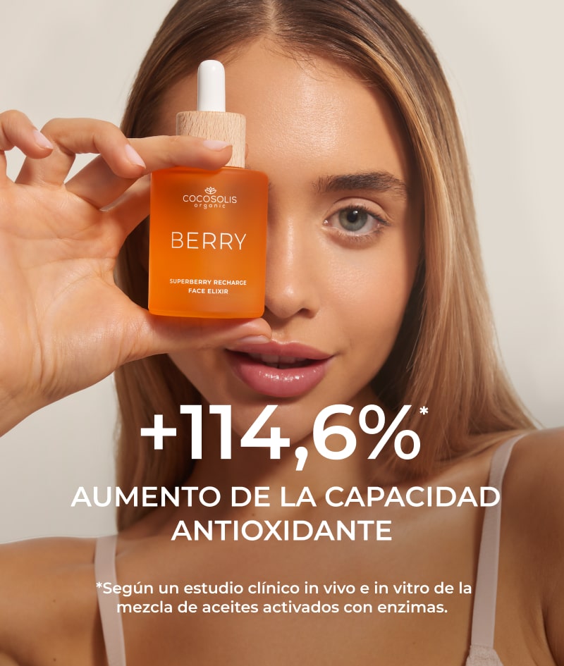 Cocosolis Berry Superberry Recharge Face Elixir - Elixir Facial Revitalizante Orgánico