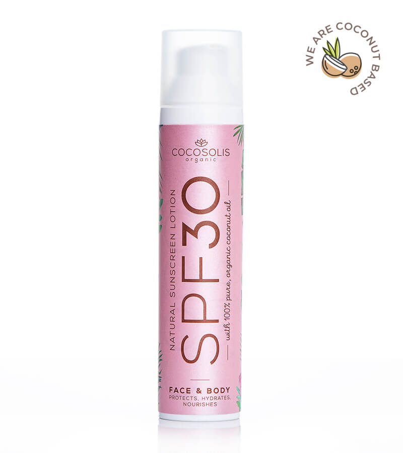 Cocosolis Natural Sunscreen Lotion SPF 30 – Fotoprotector Mineral e Hidratante Orgánico