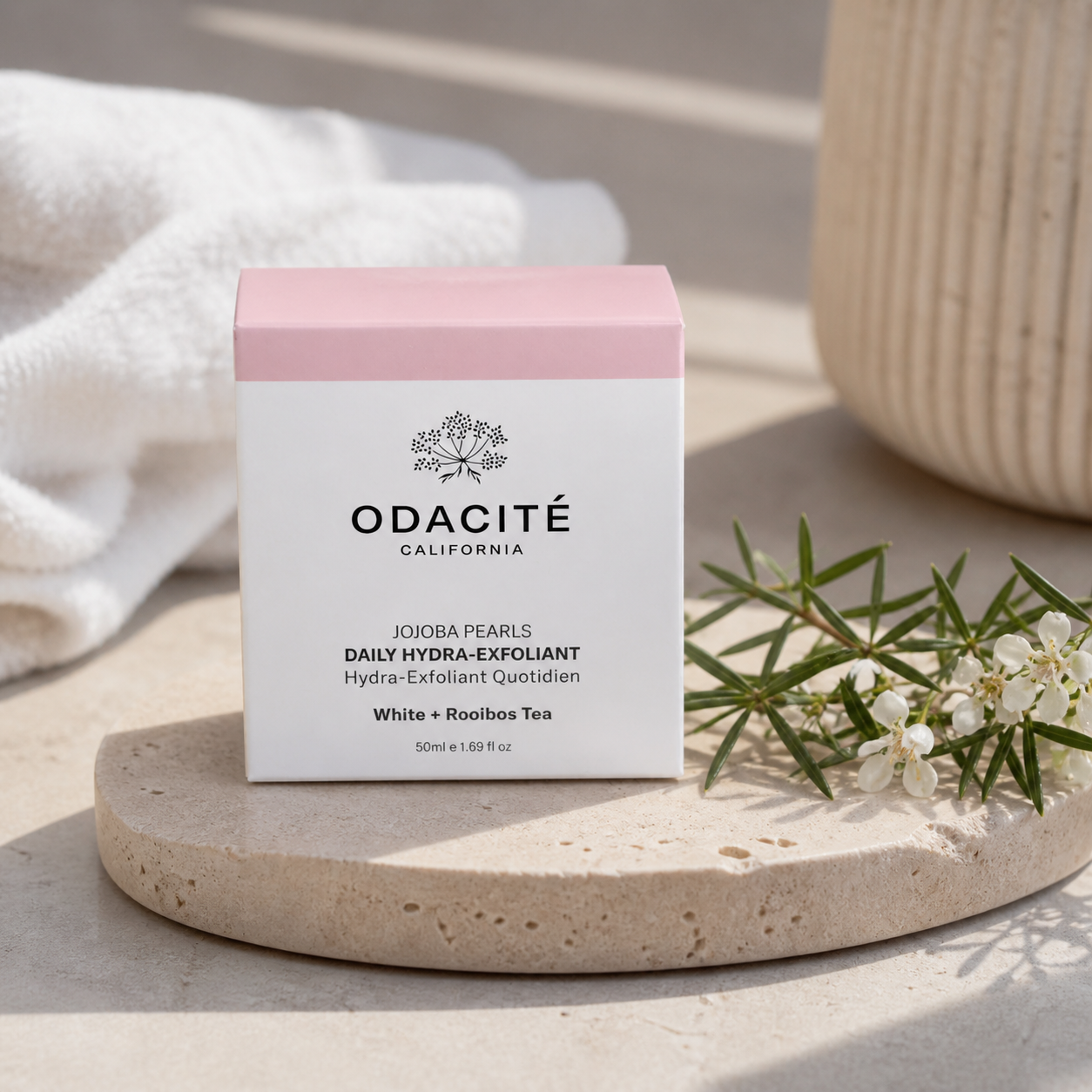 Odacité - Jojoba Pearls Daily Hydra-Exfoliant | Exfoliante Hidratante Diario (50ml)