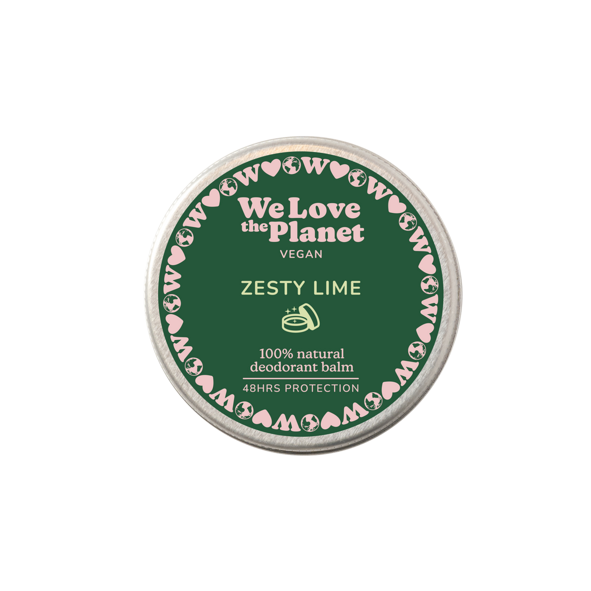 We Love The Planet Desodorante en crema 35 g - Zesty Lime
