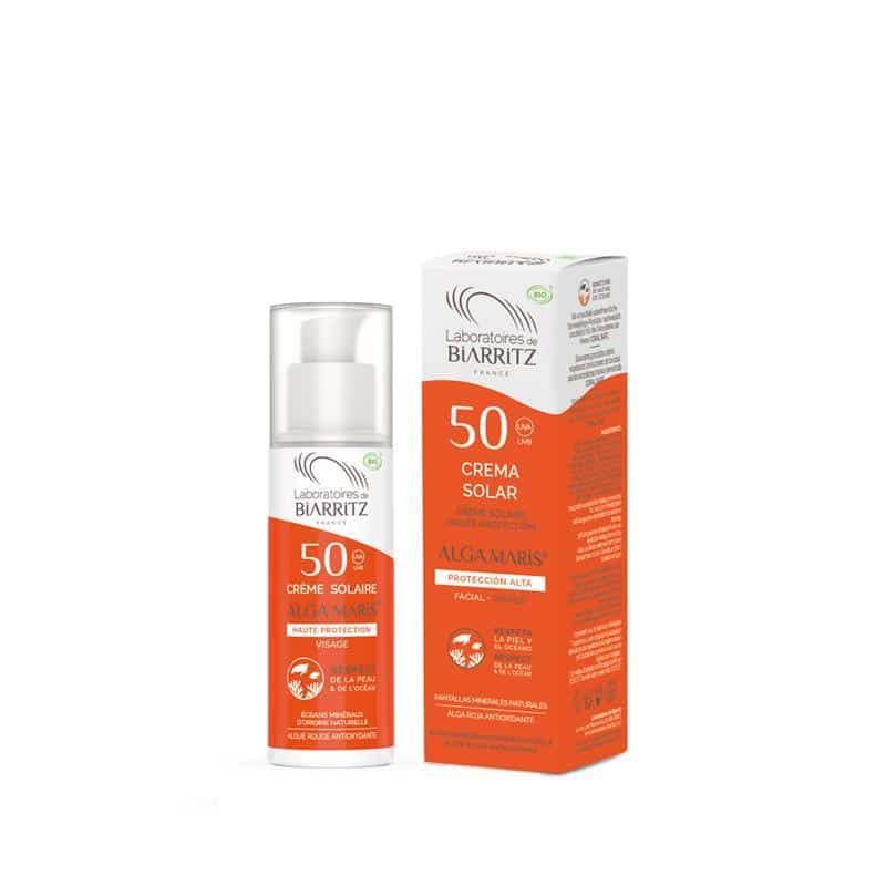 Crema solar facial SPF 50 Alga Maris de venta en farmacia Biovardi Marbella