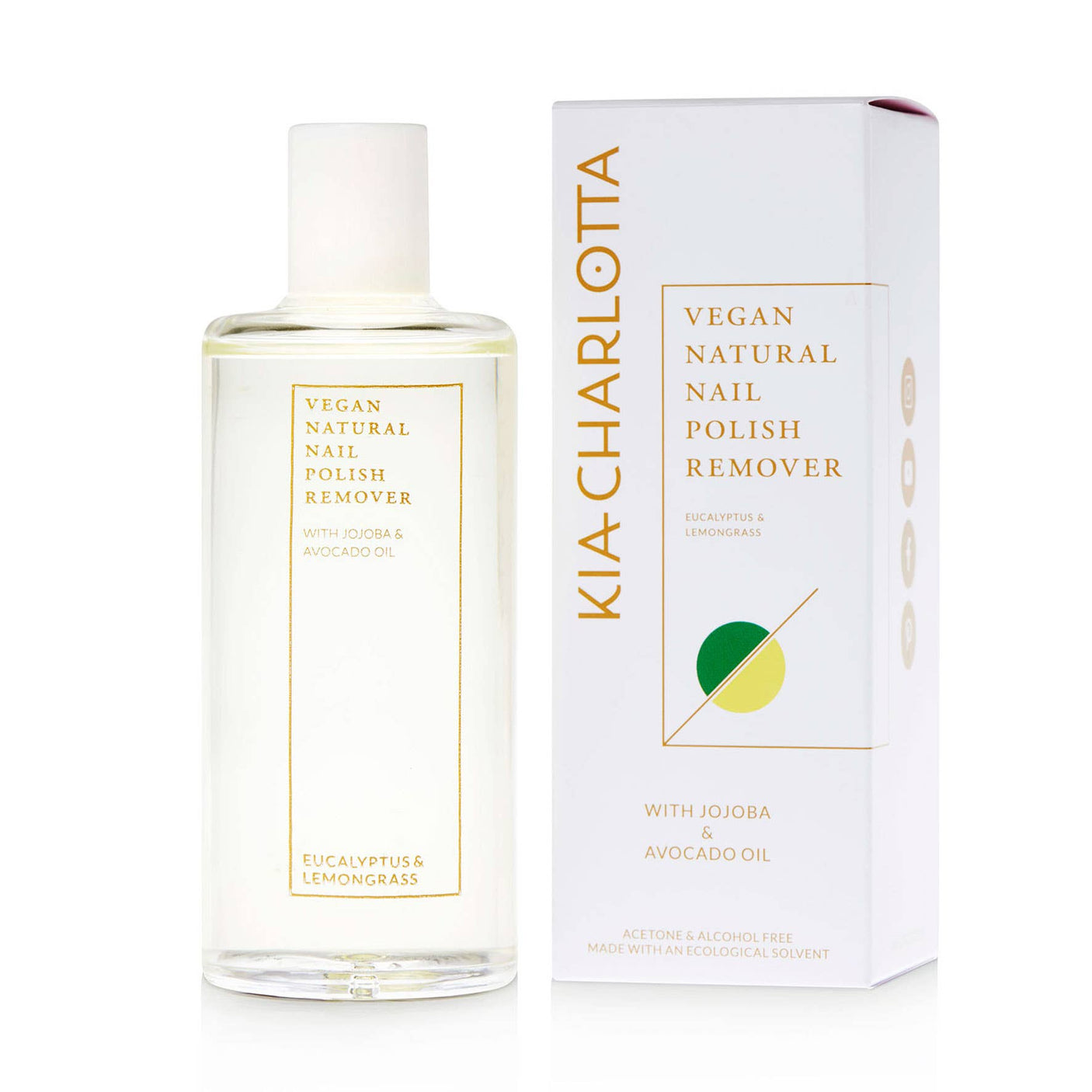 Natural and Vegan Nail Polish Remover 100ML