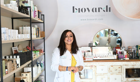 Cosmética natural con ácido hialurónico para hidratar la piel en Biovardi