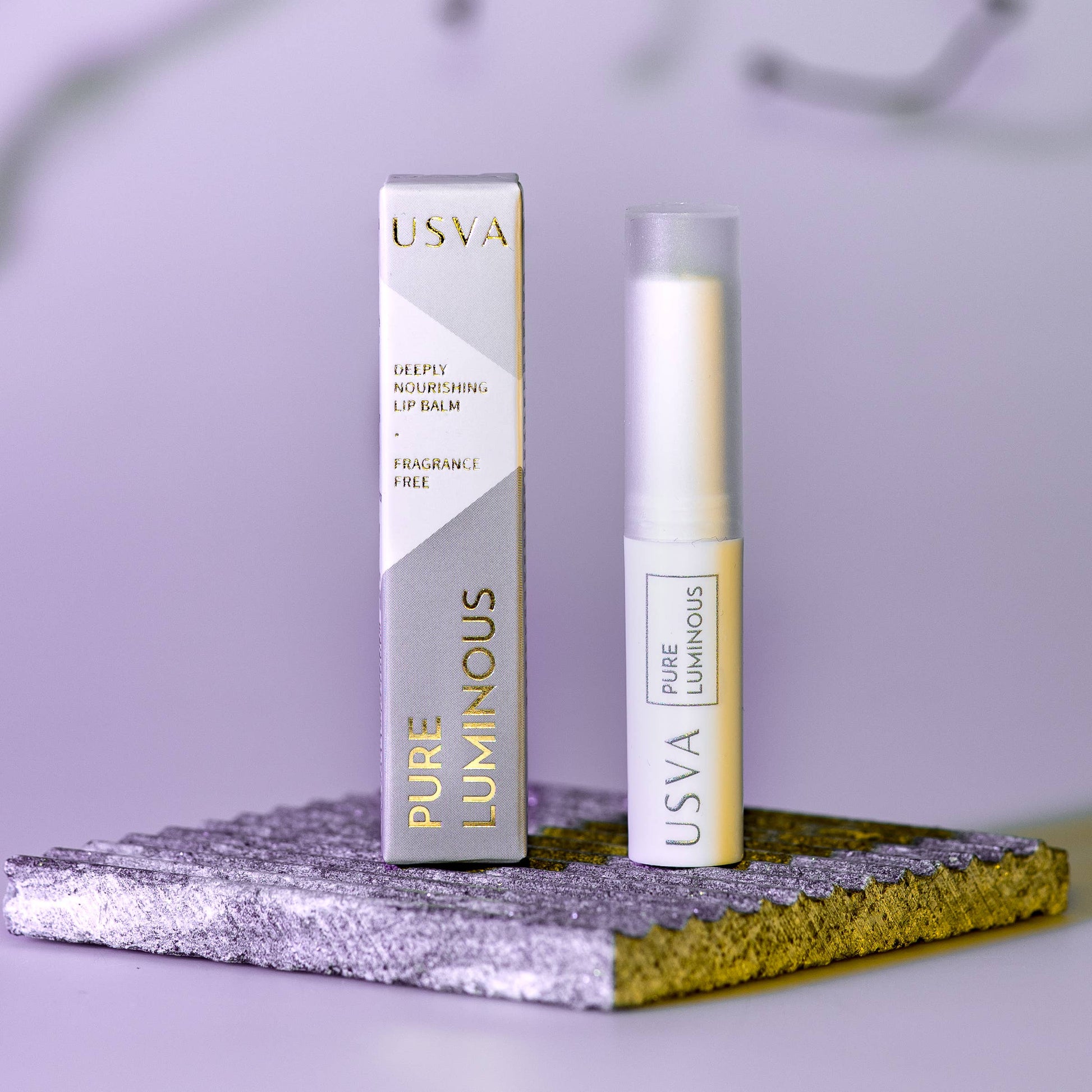 Deeply nourishing Pure Luminous lip balm, fragrance-free