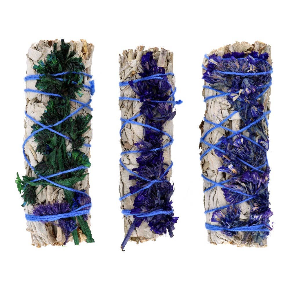 Vives de la Cortada S.L - Salvia blanca con sinuata azul