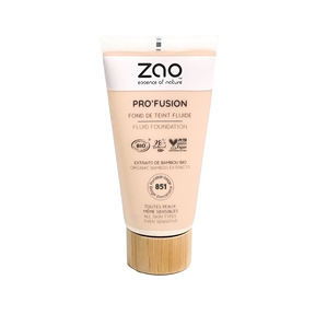ZAO Pro’Fusion Base de maquillaje fluida Bio 30 ml - 851 Beige Porcelana