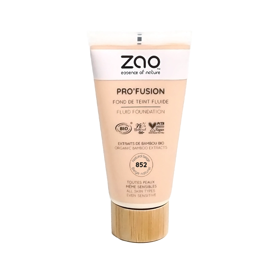 ZAO Pro’Fusion Base de maquillaje fluida Bio 30 ml - 852 Beige Natural