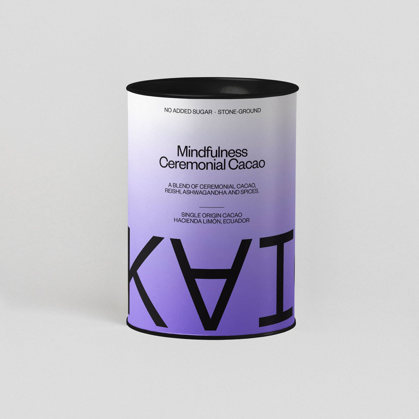KAICAO - Cacao Ceremonial de Atención Plena - una mezcla de cacao ceremonial, Reishi, Ashwagandha y especias
