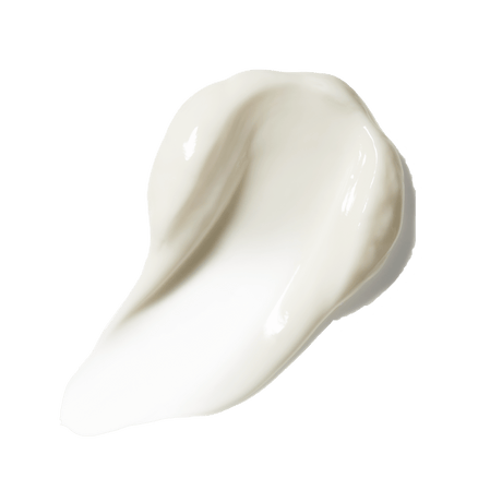 Crema para rizos Bouclème sin perfume junto a su textura