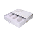 Pack of White Quartz Yoni Eggs with Hole