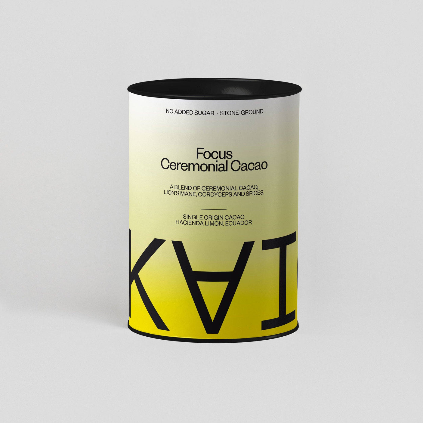 Focus Ceremonial Cacao: a blend of ceremonial cacao, lion's mane, cordyceps, and spices