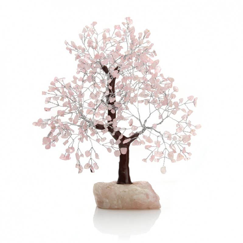 Árbol de 500 chips con base de piedra natural