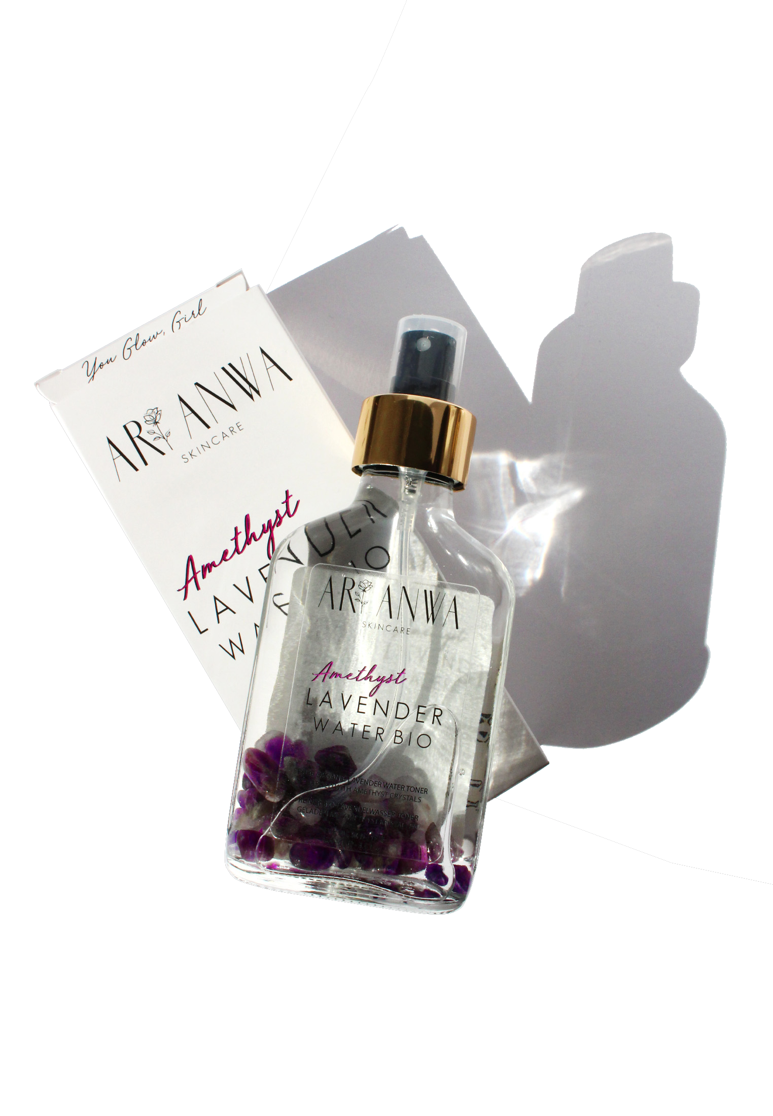 Spray de agua de lavanda amatista