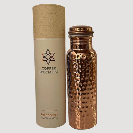 Botella de cobre martillada y pulida 750 ml - detalle 2