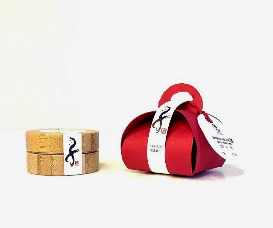 Organic and natural solid perfume "Ko" 12 gr