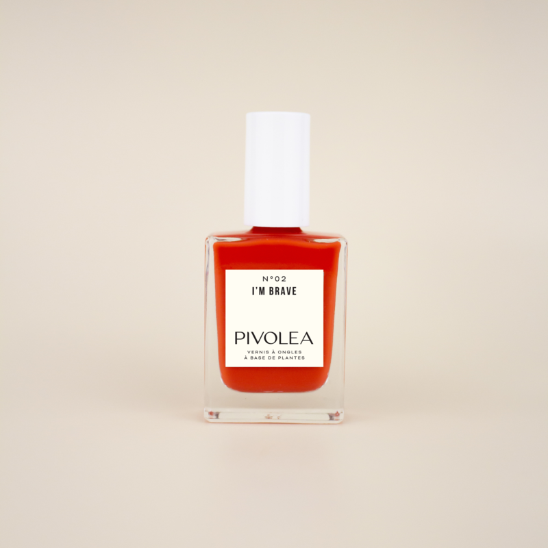 Natural Nail Polish I am brave