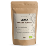 Cupplement - Champiñones Chaga en polvo orgánicos - 60 gramos - Cuchara gratis