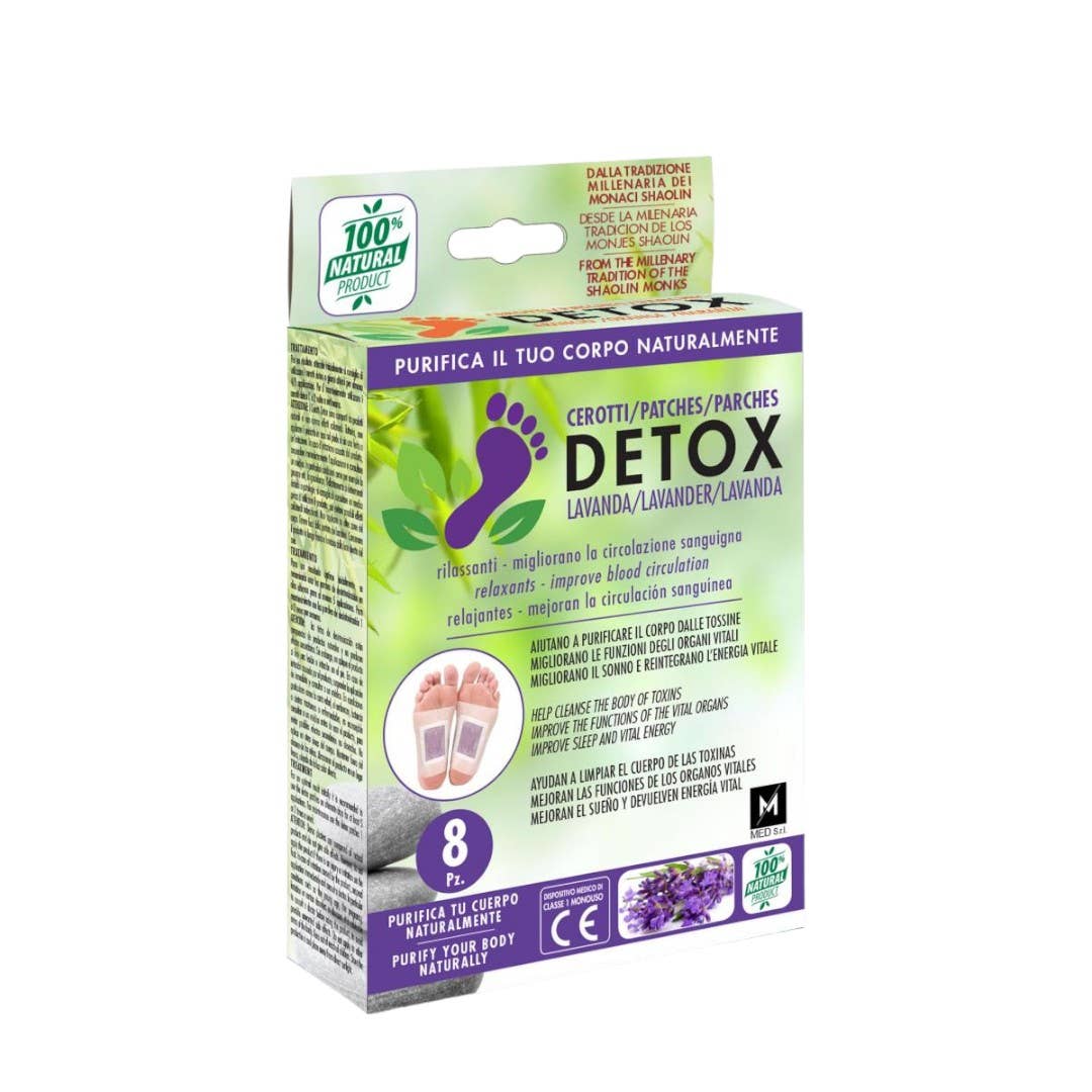 Parche Detox Lavanda Paquete de 08 uds.