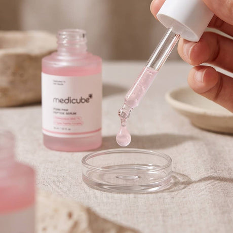 Textura del serum Medicube PDRN Pink Peptide